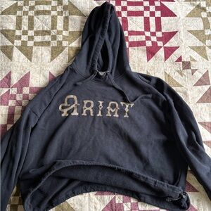 Ariat Charcoal Hoodie with Logo